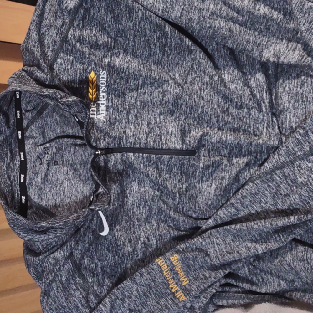 Nike Long Sleeve Pullover Size XL Work-Dry Shirt The Andersons logo See Pictures